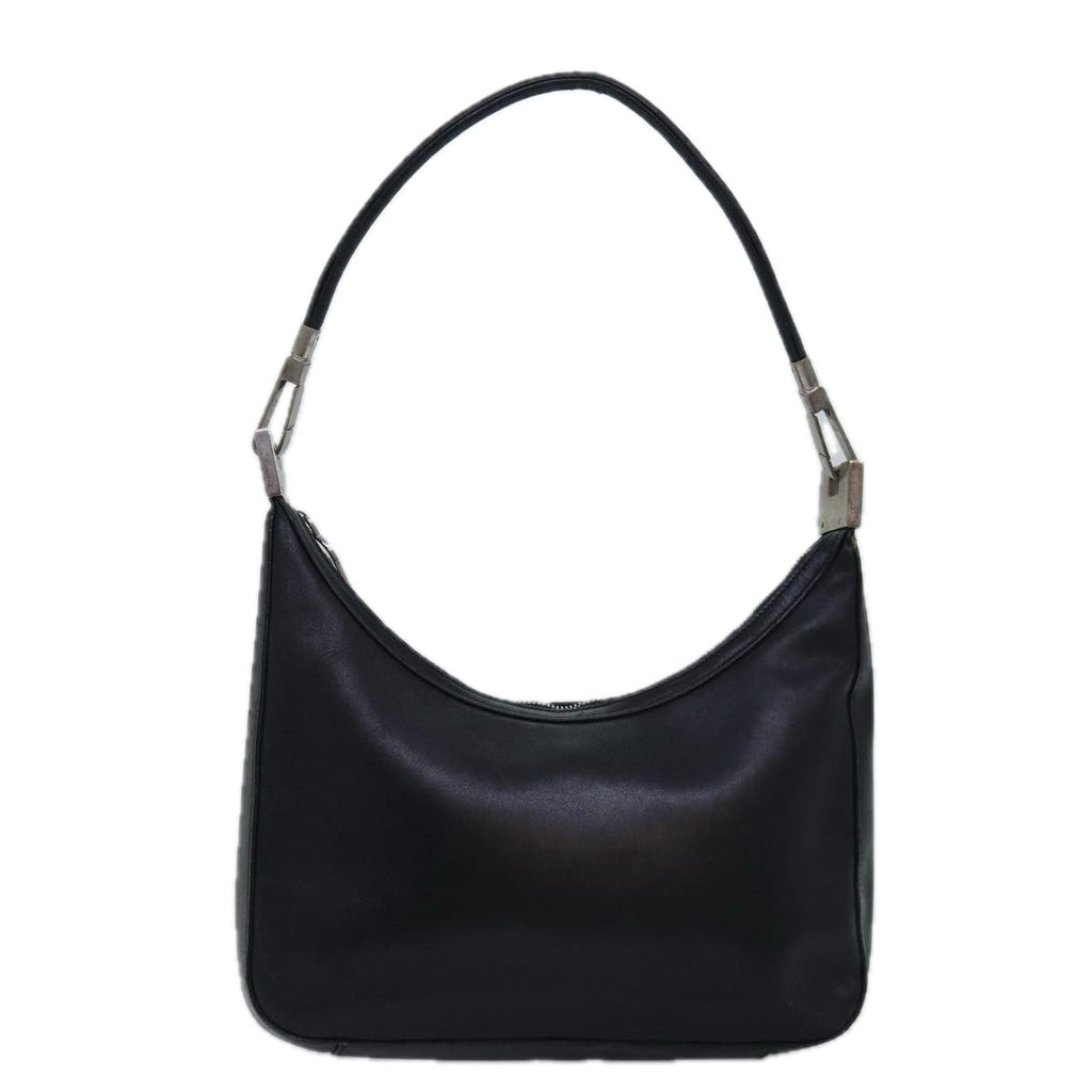 GUCCI Shoulder Bag Leather Black 001 3812 bs15261