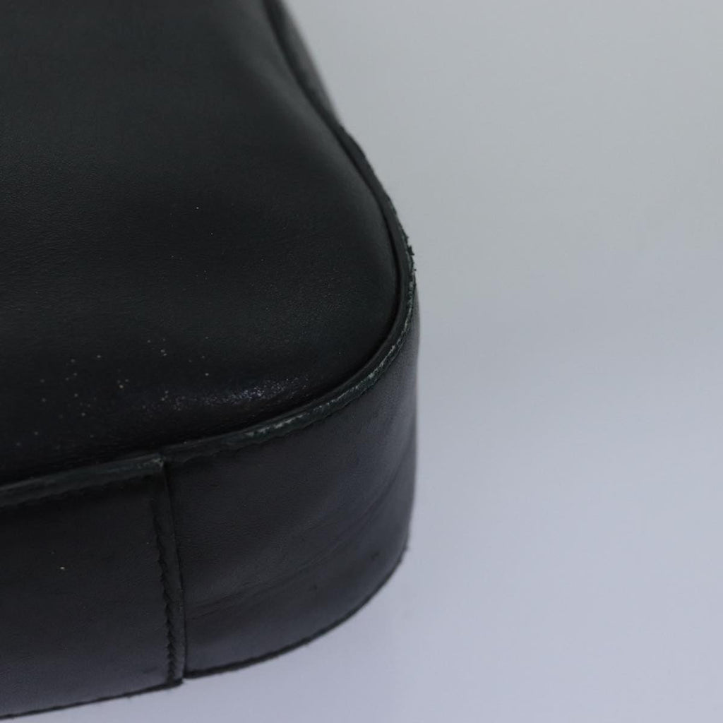 GUCCI Shoulder Bag Leather Black 001 3812 bs15261