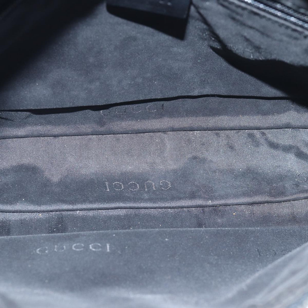 GUCCI Shoulder Bag Leather Black 001 3812 bs15261