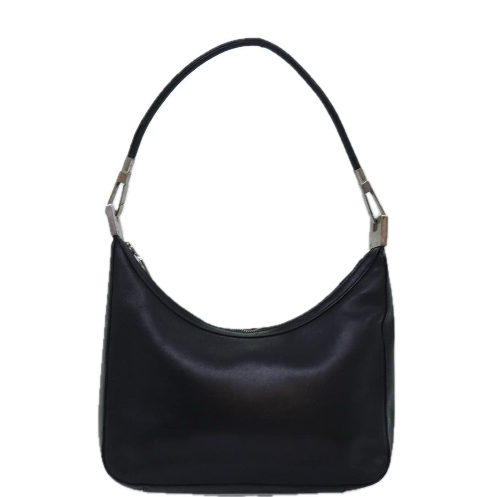 GUCCI Shoulder Bag Leather Black 001 3812 bs15261