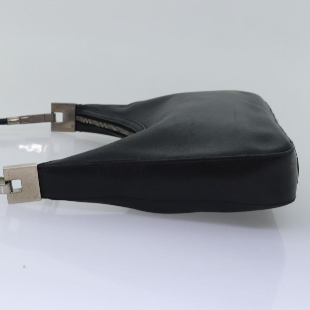 GUCCI Shoulder Bag Leather Black 001 3812 bs15261