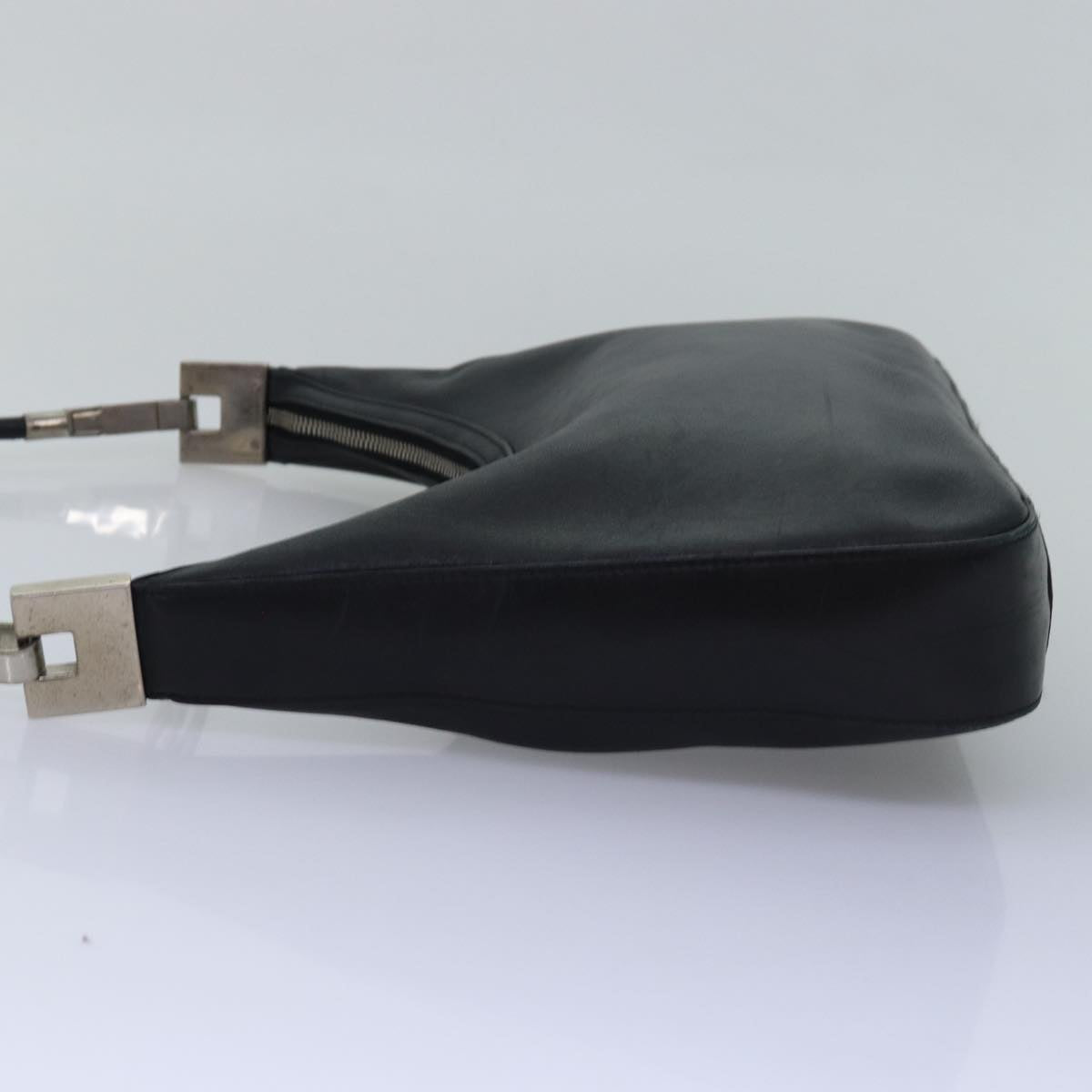 GUCCI Shoulder Bag Leather Black 001 3812 bs15261