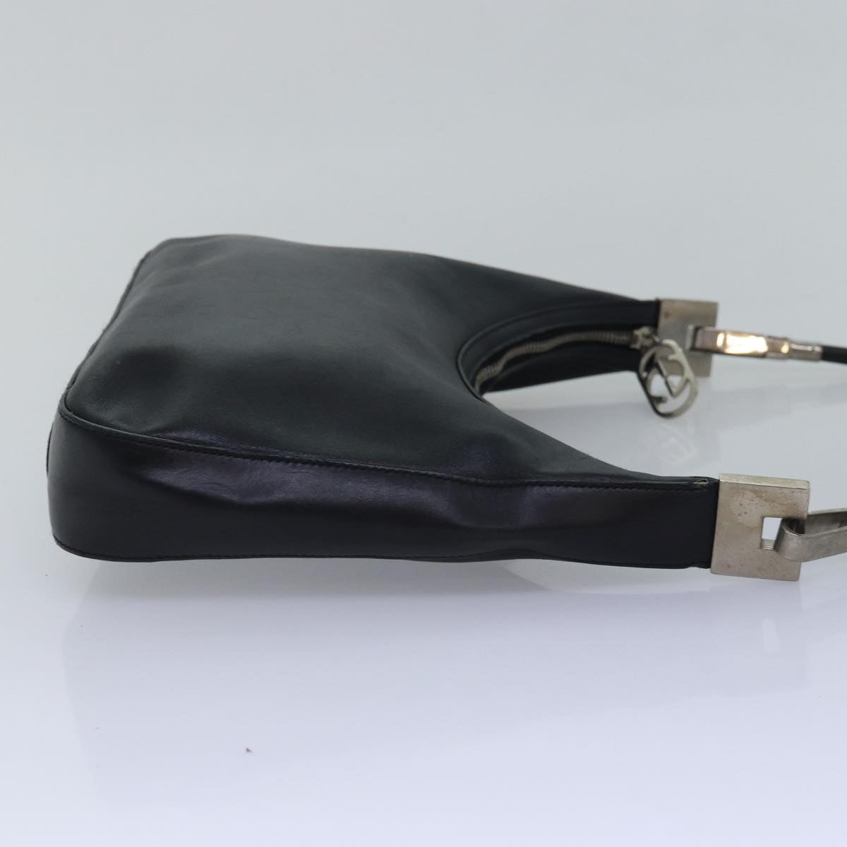 GUCCI Shoulder Bag Leather Black 001 3812 bs15261