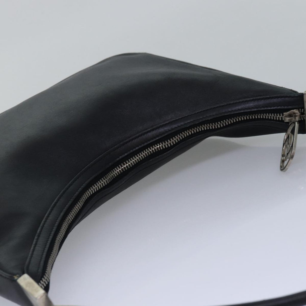 GUCCI Shoulder Bag Leather Black 001 3812 bs15261