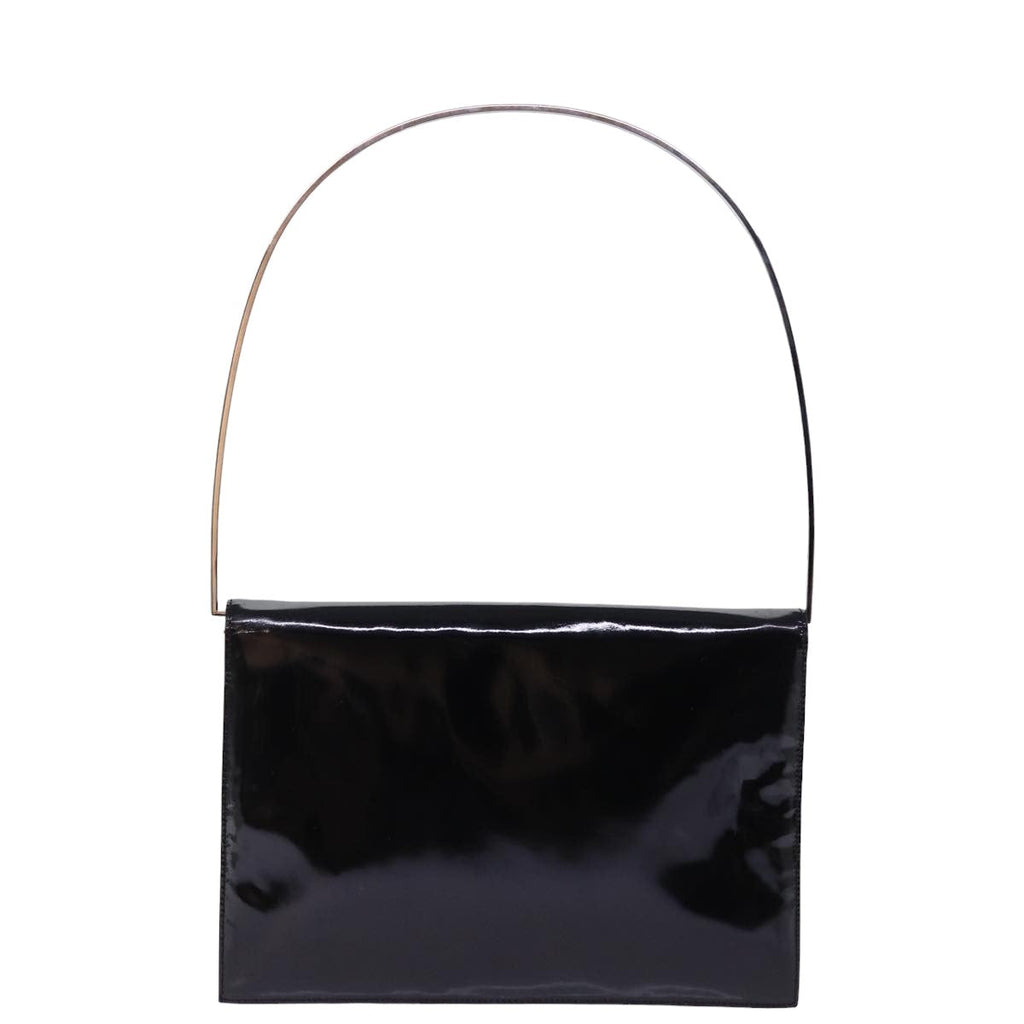 GUCCI Shoulder Bag Enamel Black bs15262
