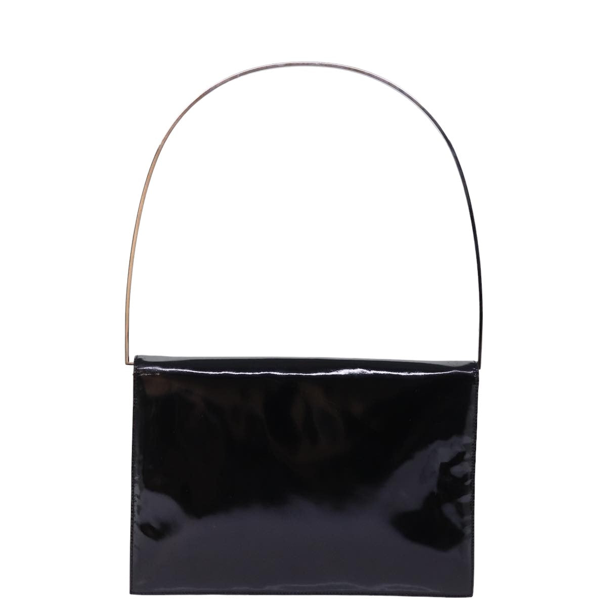 GUCCI Shoulder Bag Enamel Black bs15262