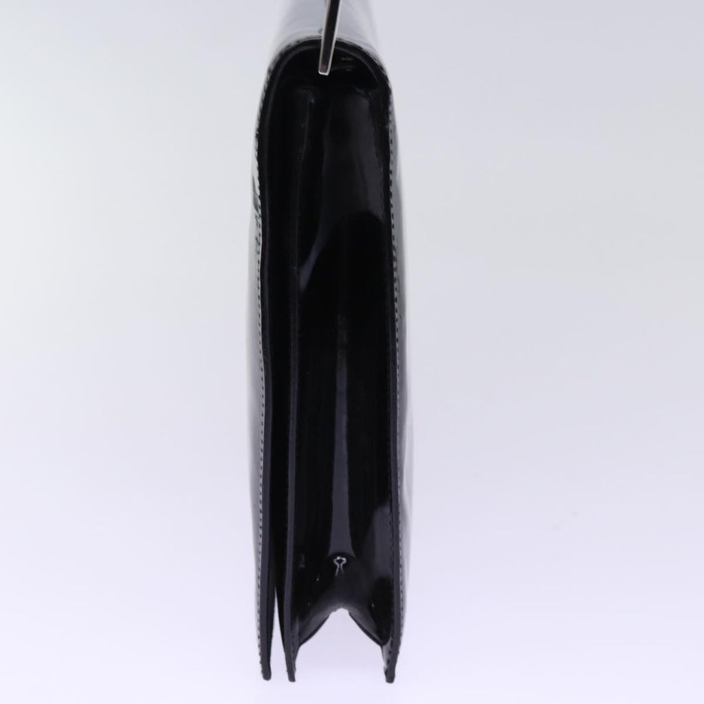 GUCCI Shoulder Bag Enamel Black bs15262