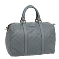 GUCCI GG Canvas Guccissima Boston Bag Blue 193603 bs15315
