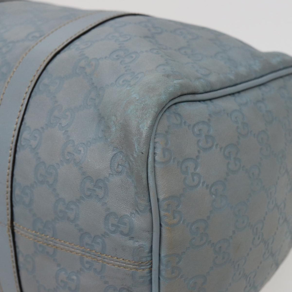 GUCCI GG Canvas Guccissima Boston Bag Blue 193603 bs15315