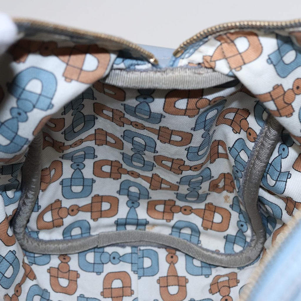 GUCCI GG Canvas Guccissima Boston Bag Blue 193603 bs15315