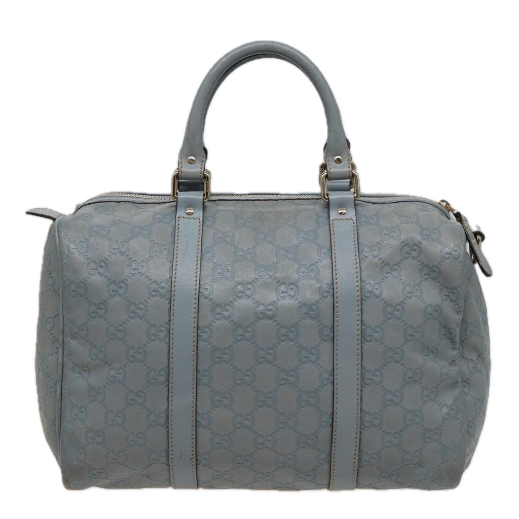 GUCCI GG Canvas Guccissima Boston Bag Blue 193603 bs15315