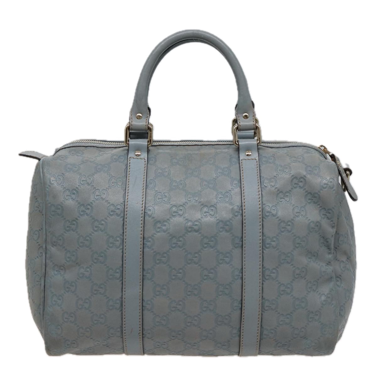 GUCCI GG Canvas Guccissima Boston Bag Blue 193603 bs15315