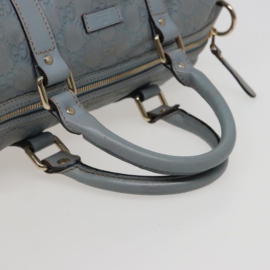 GUCCI GG Canvas Guccissima Boston Bag Blue 193603 bs15315