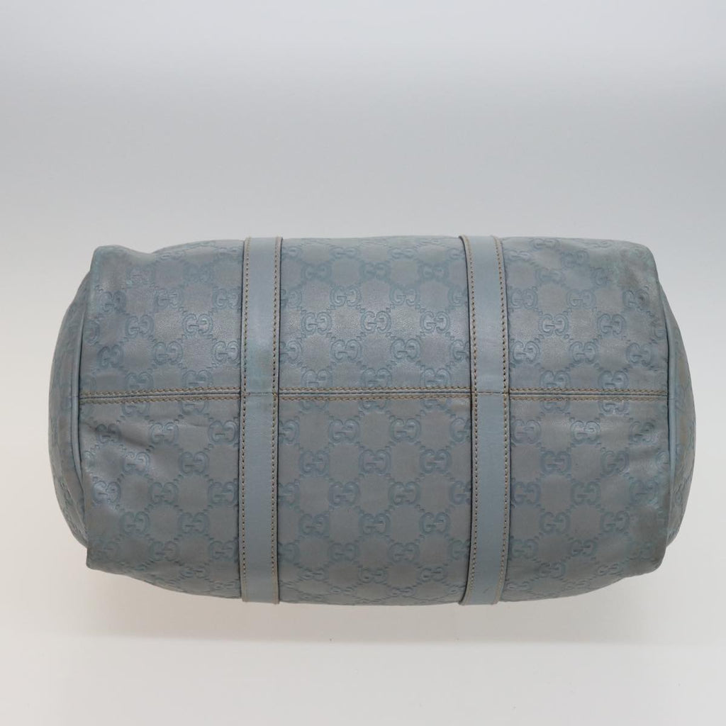 GUCCI GG Canvas Guccissima Boston Bag Blue 193603 bs15315