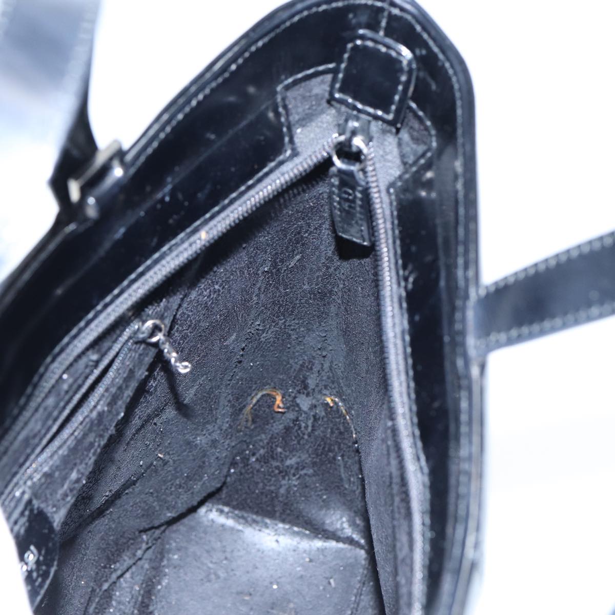 GUCCI Hand Bag Patent leather Black 002 2113 0475 bs15337