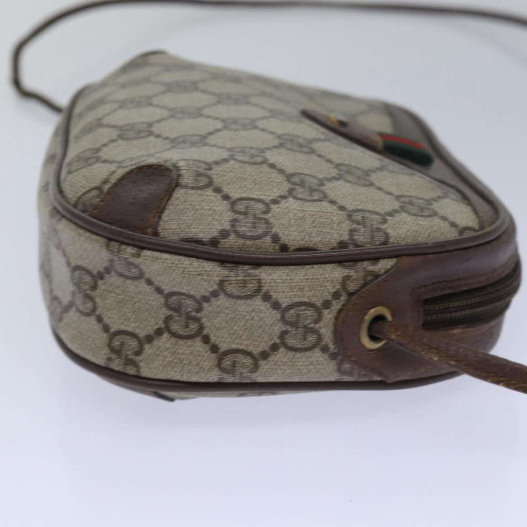 GUCCI GG Supreme Shoulder Bag PVC Leather Beige 89 02 066 bs15441
