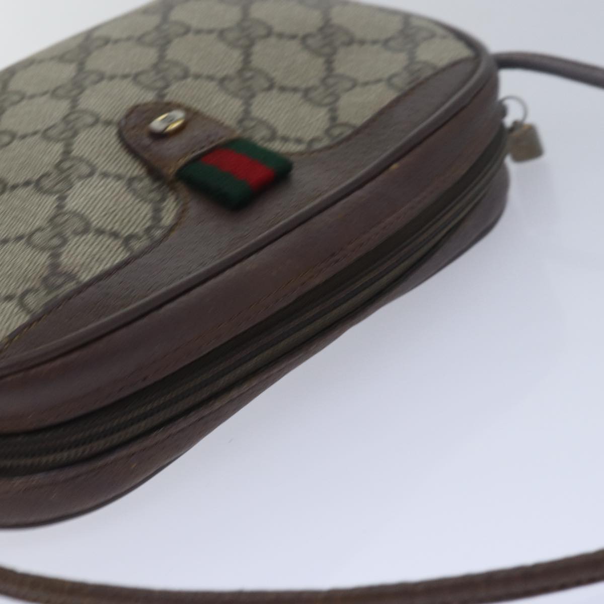 GUCCI GG Supreme Shoulder Bag PVC Leather Beige 89 02 066 bs15441