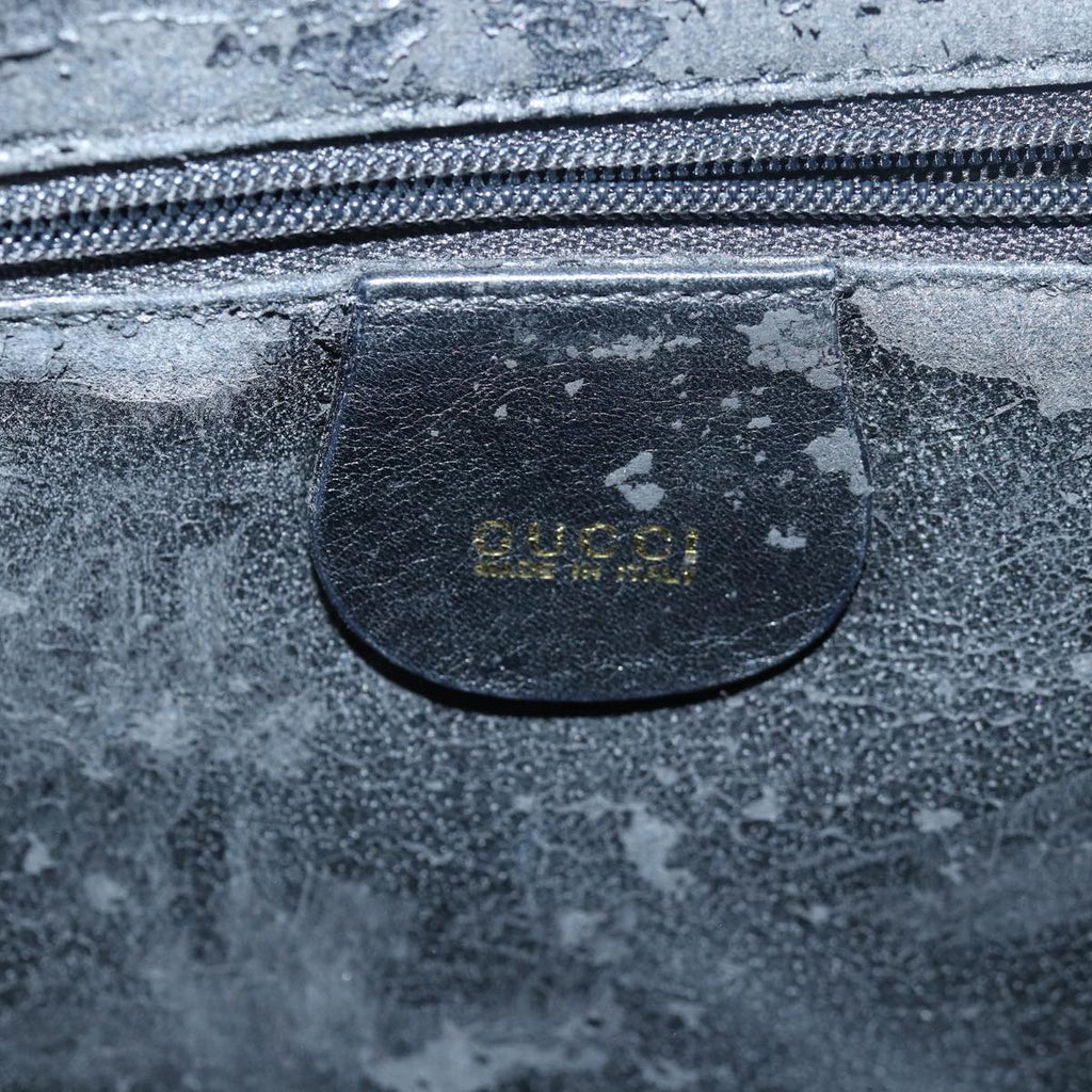 GUCCI Shoulder Bag Leather Black 001 3444 1804 bs15454
