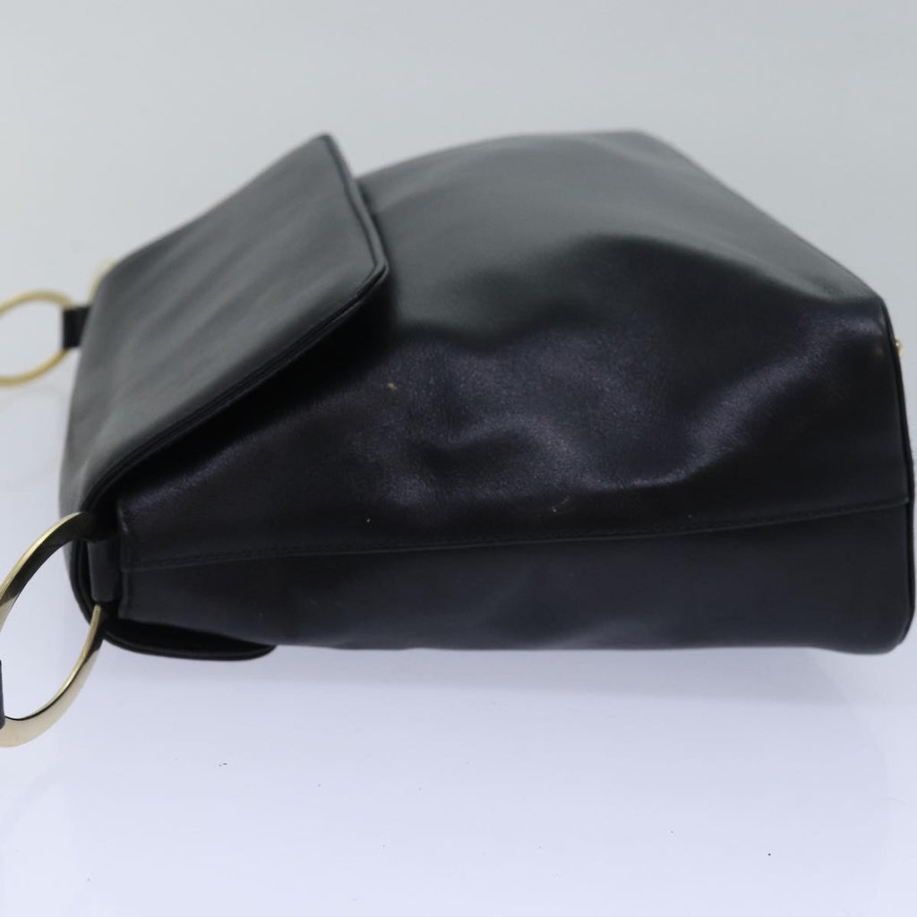 GUCCI Shoulder Bag Leather Black 001 3444 1804 bs15454