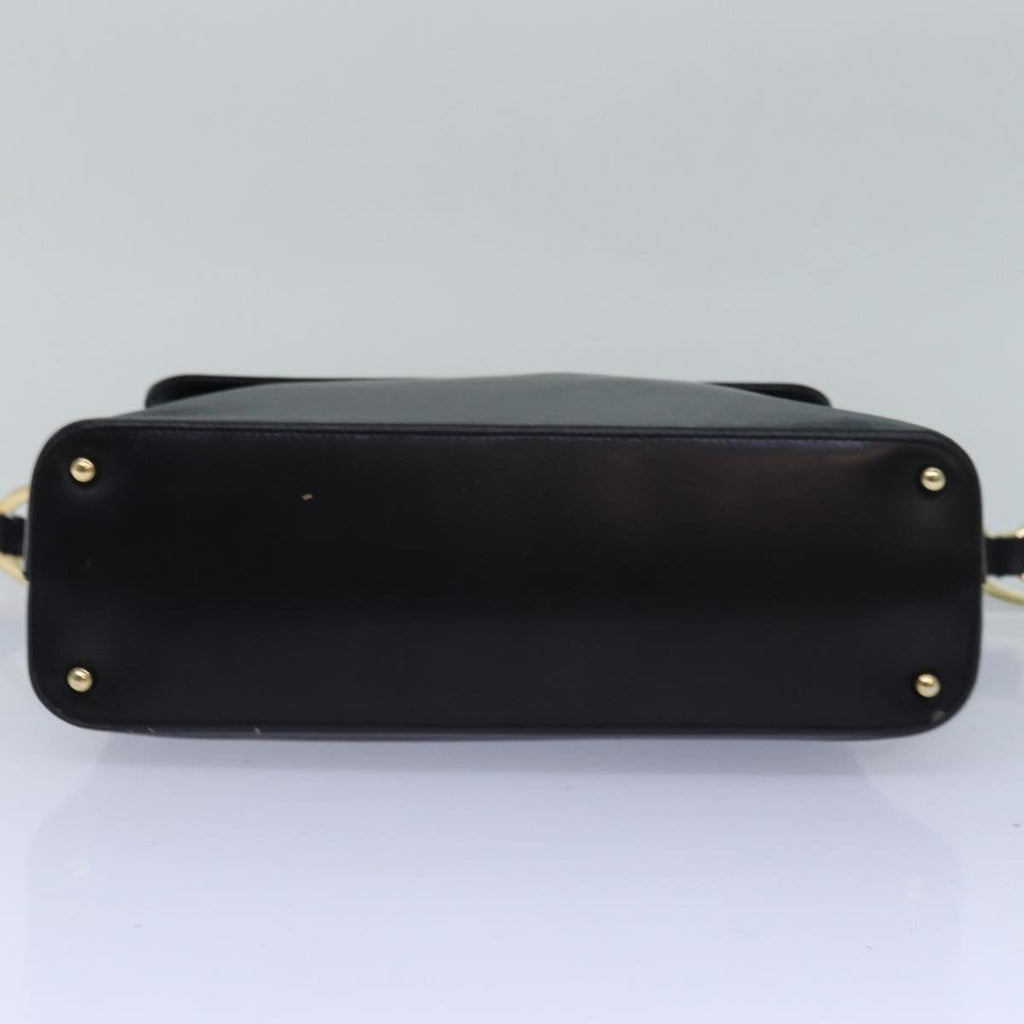 GUCCI Shoulder Bag Leather Black 001 3444 1804 bs15454