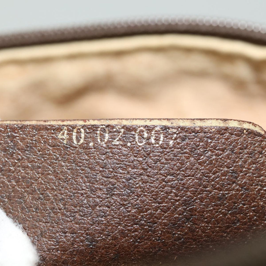 GUCCI GG Supreme Web Sherry Line Boston Bag PVC Beige 40 02 007 bs15457