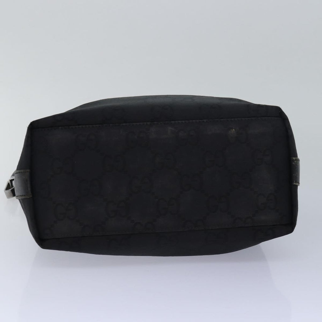 GUCCI GG Canvas Shoulder Bag Leather 2Set Brown Black bs15480