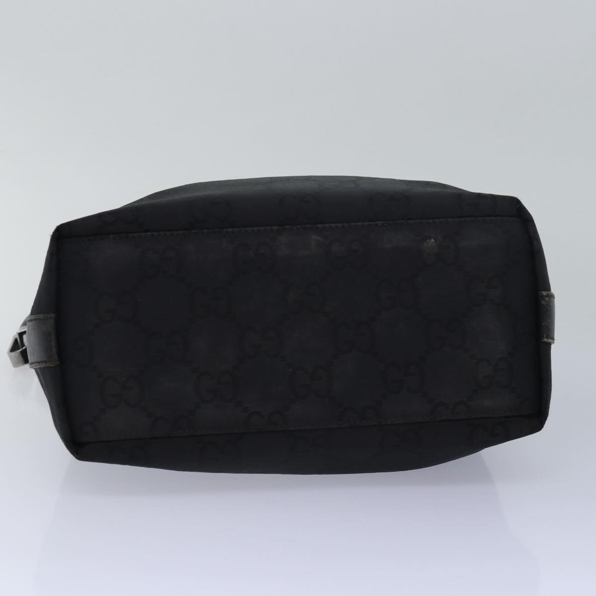 GUCCI GG Canvas Shoulder Bag Leather 2Set Brown Black bs15480