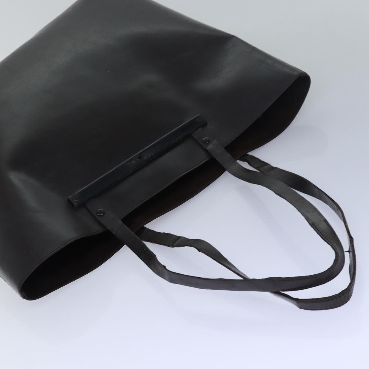 GUCCI GG Canvas Shoulder Bag Leather 2Set Brown Black bs15480