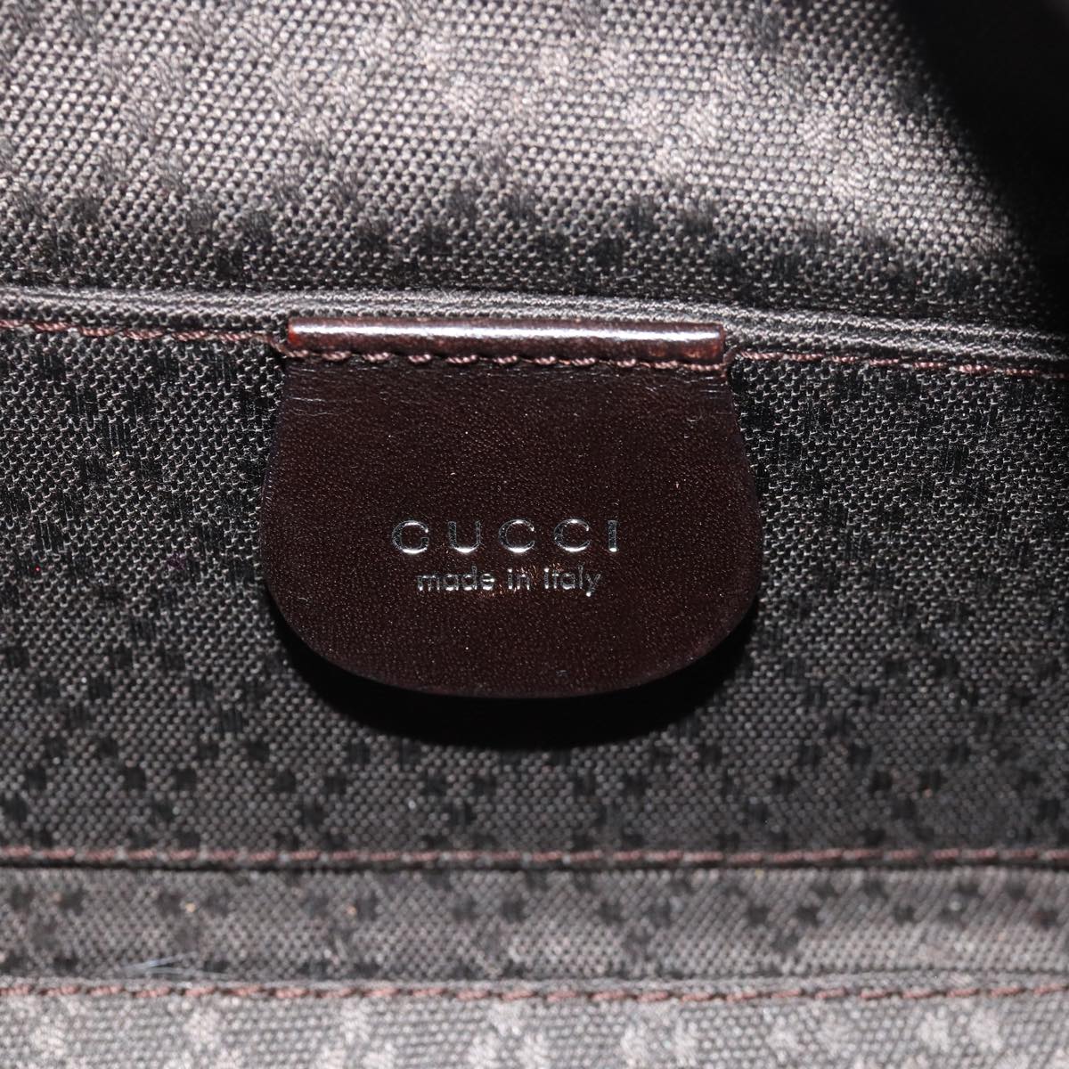 GUCCI Shoulder Bag Nylon Brown 000 2113 0602 bs15501