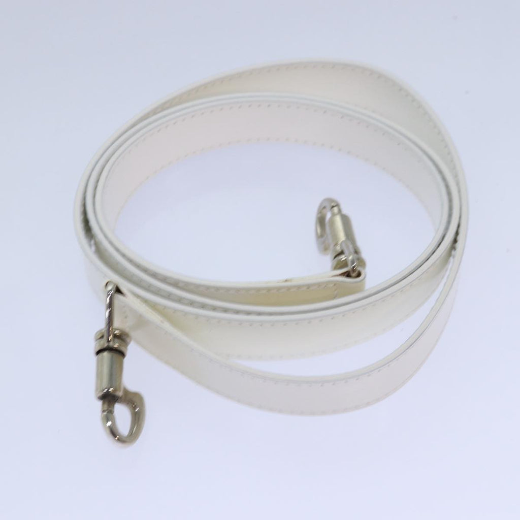 GUCCI Bamboo Shoulder Bag Nylon 2way White bs15618