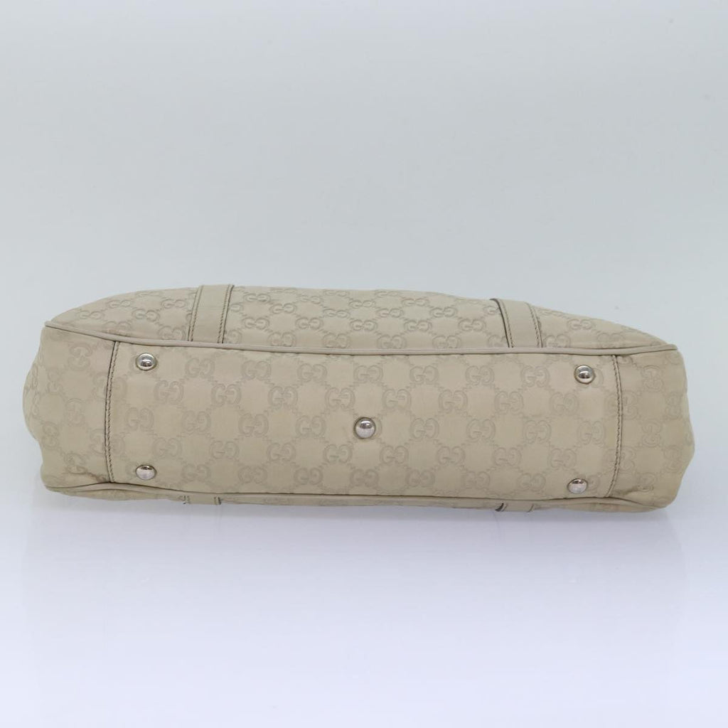 GUCCI GG Canvas GG Twins Guccissima Tote Bag White bs15619
