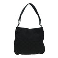 GUCCI GG Canvas Shoulder Bag Black 001 3166 1705 bs15620
