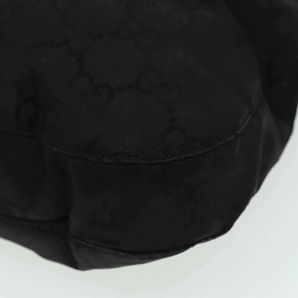 GUCCI GG Canvas Shoulder Bag Black 001 3166 1705 bs15620
