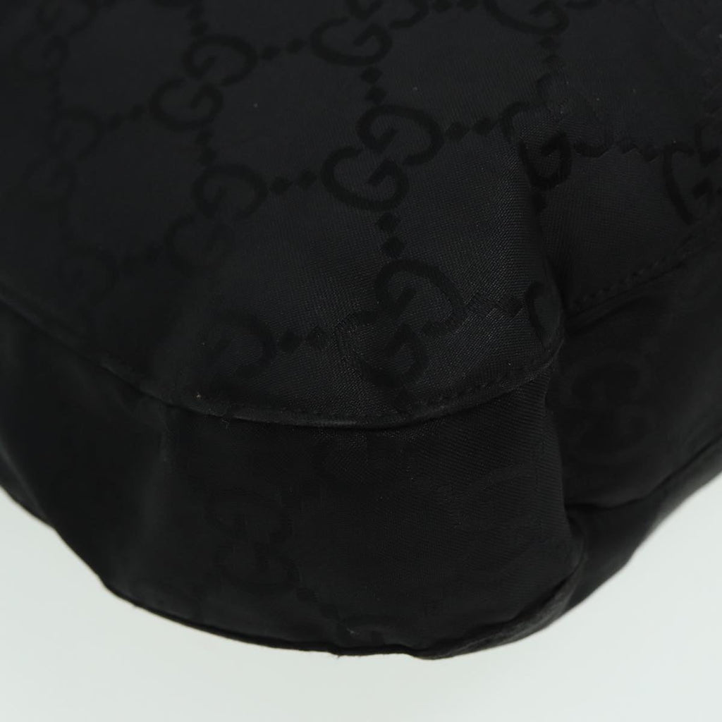 GUCCI GG Canvas Shoulder Bag Black 001 3166 1705 bs15620