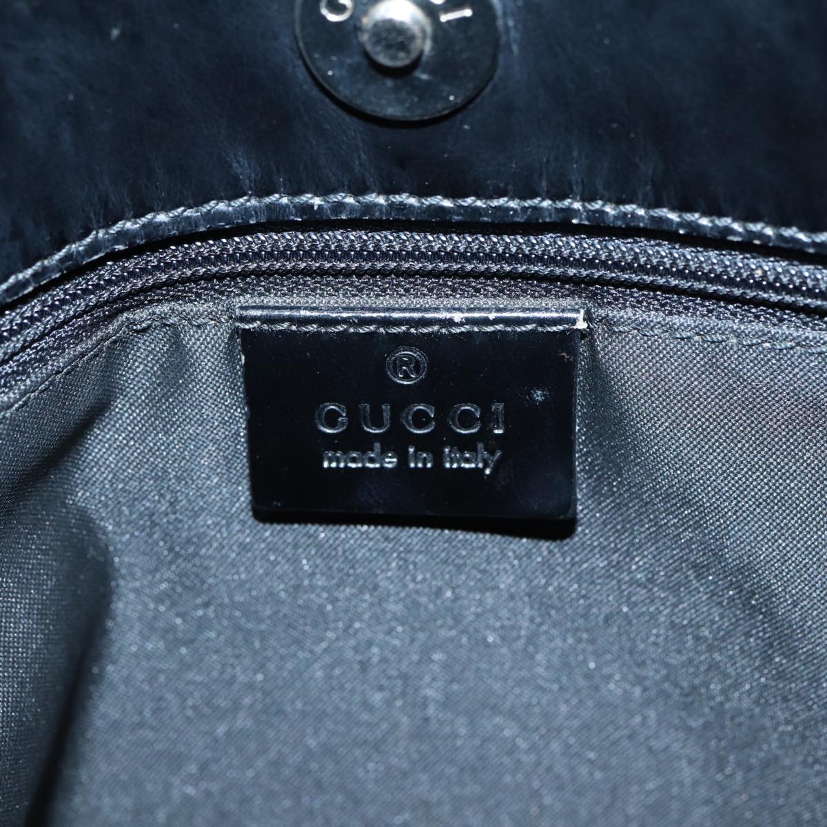 GUCCI GG Canvas Shoulder Bag Black 001 3166 1705 bs15620