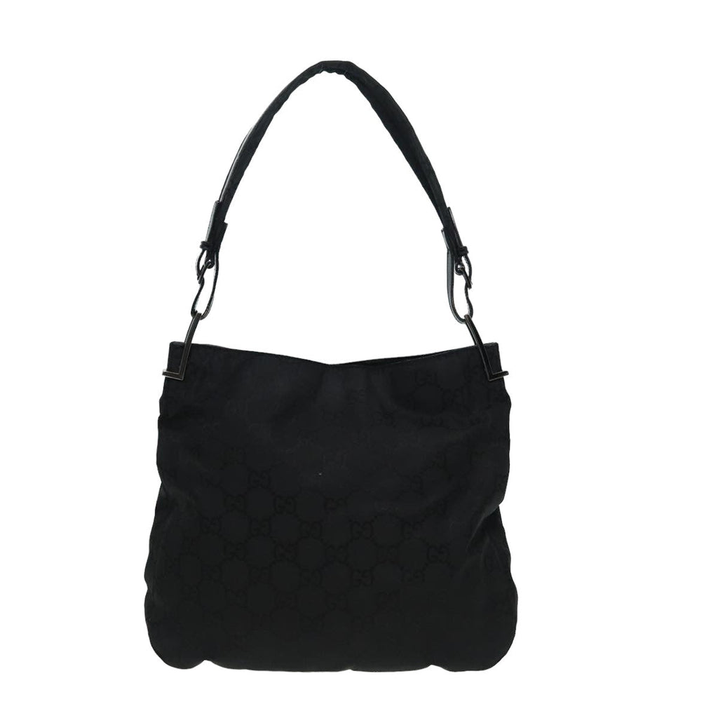 GUCCI GG Canvas Shoulder Bag Black 001 3166 1705 bs15620