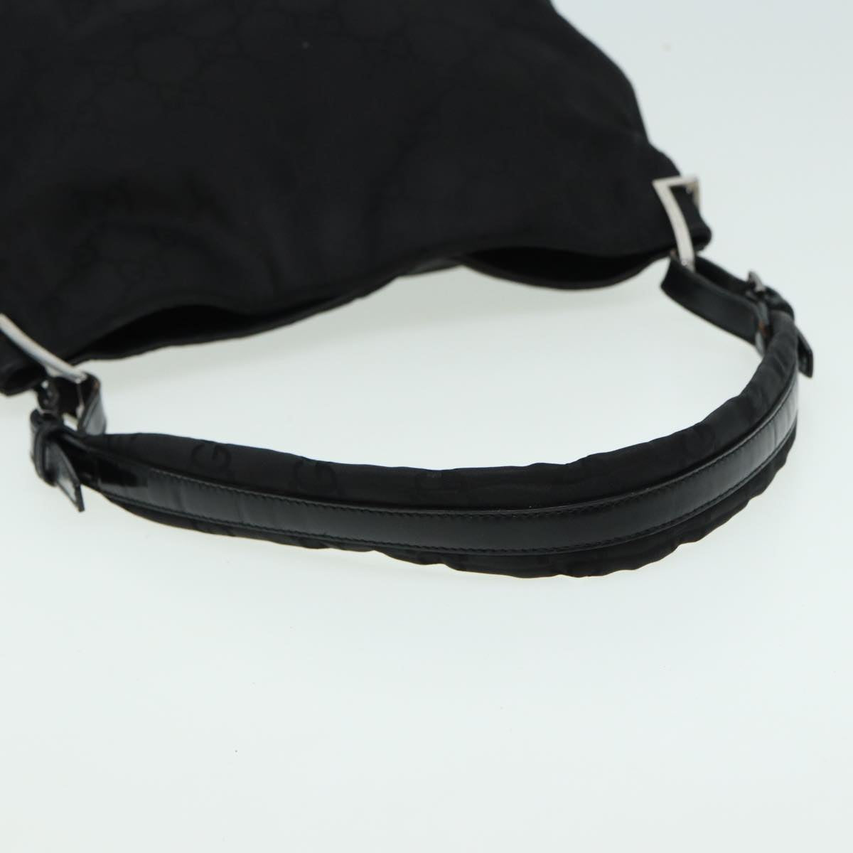 GUCCI GG Canvas Shoulder Bag Black 001 3166 1705 bs15620