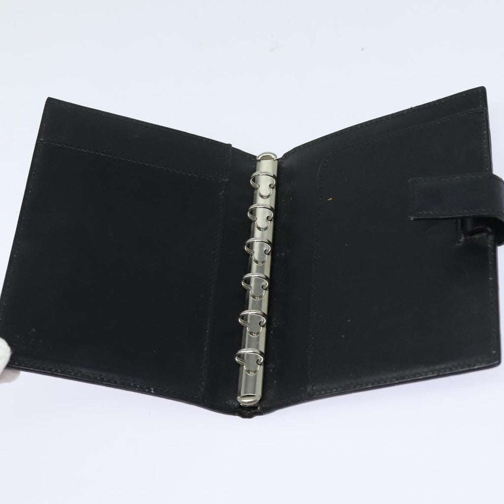 GUCCI Day Planner Cover Leather Black 031 0416 0927 bs15650