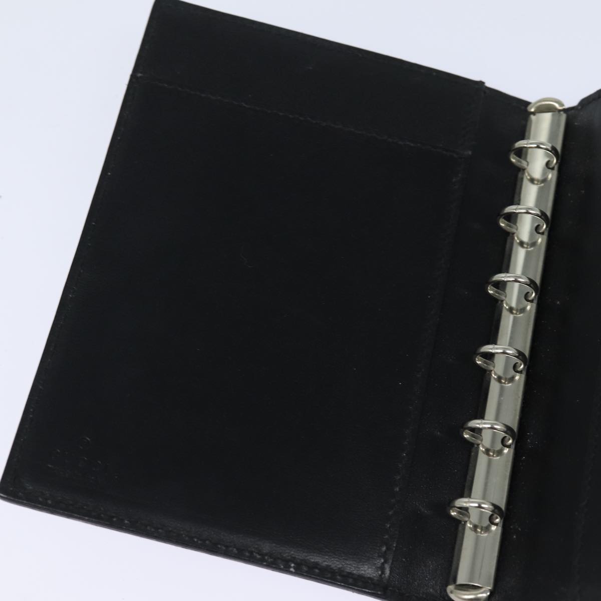 GUCCI Day Planner Cover Leather Black 031 0416 0927 bs15650