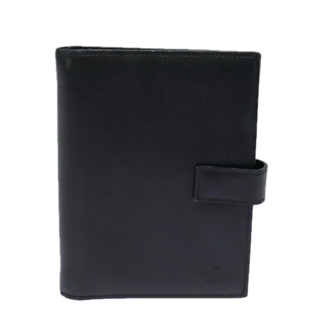 GUCCI Day Planner Cover Leather Black 031 0416 0927 bs15650