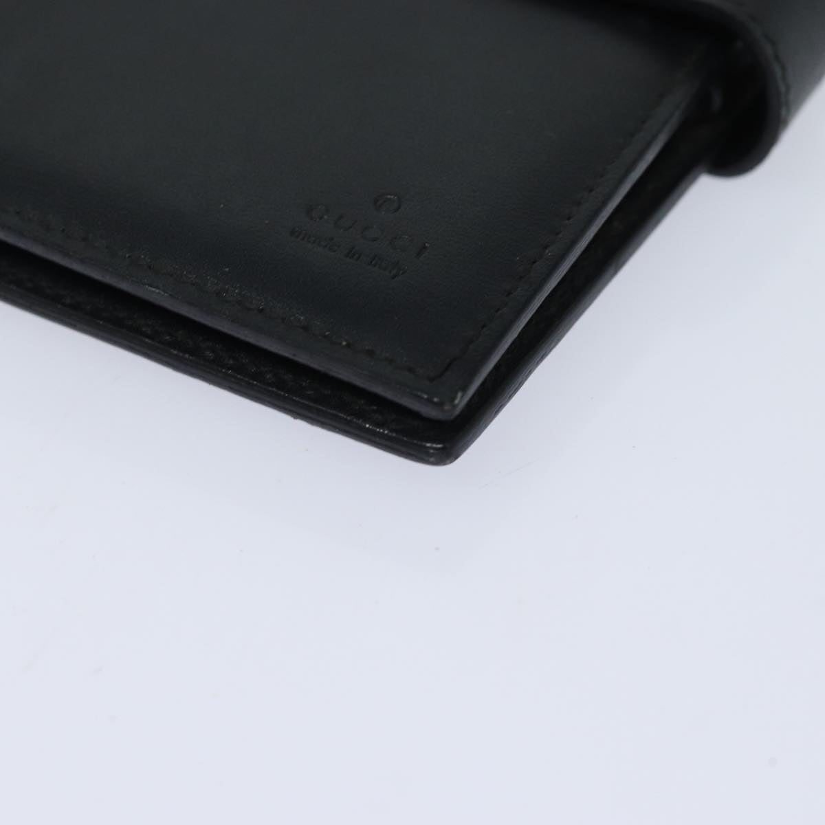 GUCCI Day Planner Cover Leather Black 031 0416 0927 bs15650