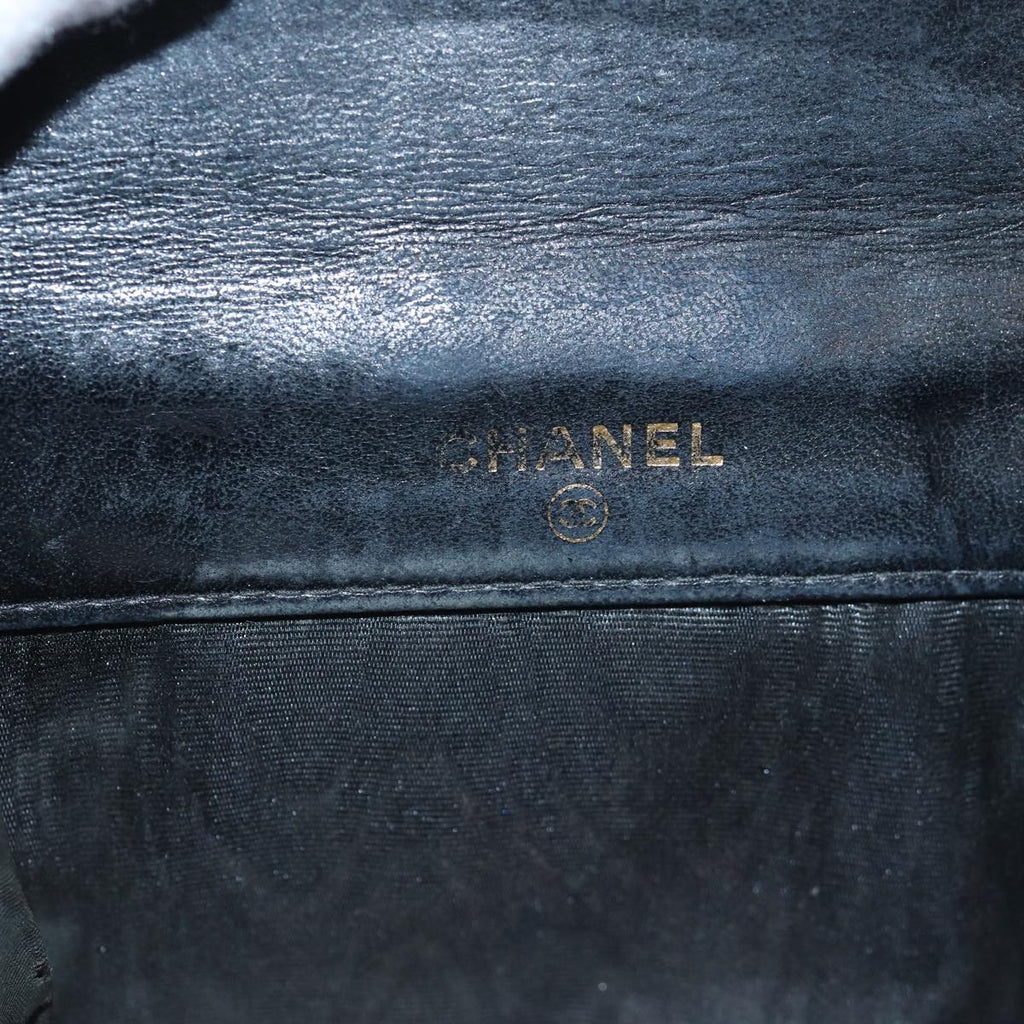 CHANEL COCO Mark Wallet Caviar Skin Black CC bs15652