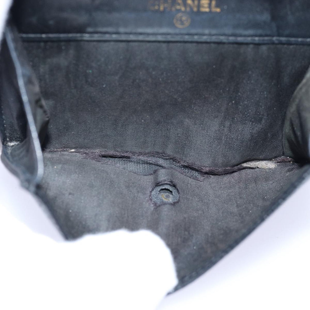 CHANEL COCO Mark Wallet Caviar Skin Black CC bs15652