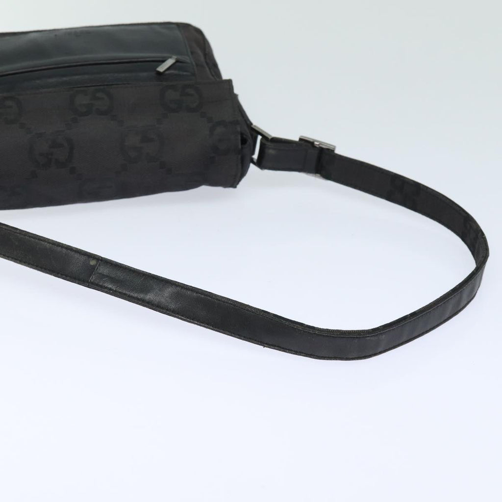 GUCCI GG Canvas Shoulder Bag Black bs15660