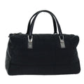 CHANEL Choco Bar Hand Bag Enamel Black CC bs15702