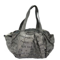 CHANEL Unlimited Hand Bag Nylon Silver CC bs15705