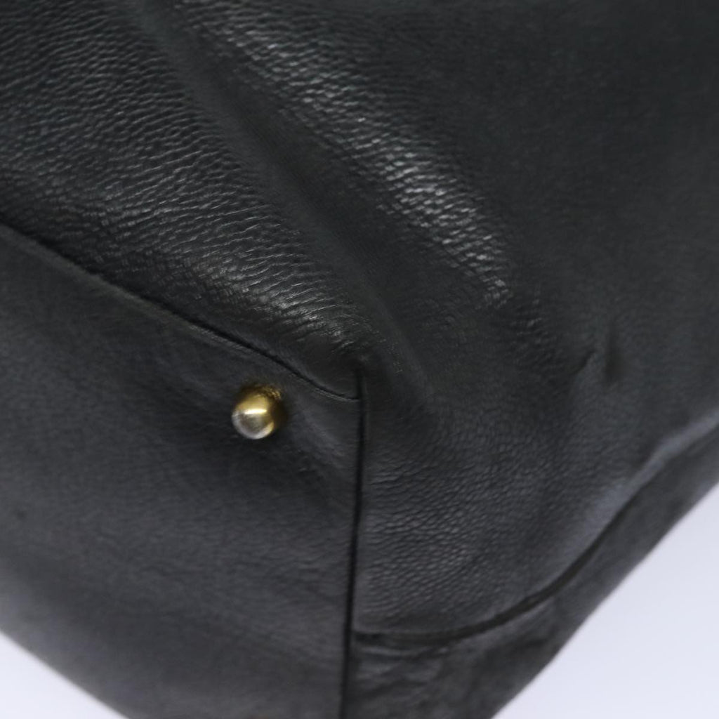 CHANEL COCO Mark Shoulder Bag Caviar Skin Black CC bs15856