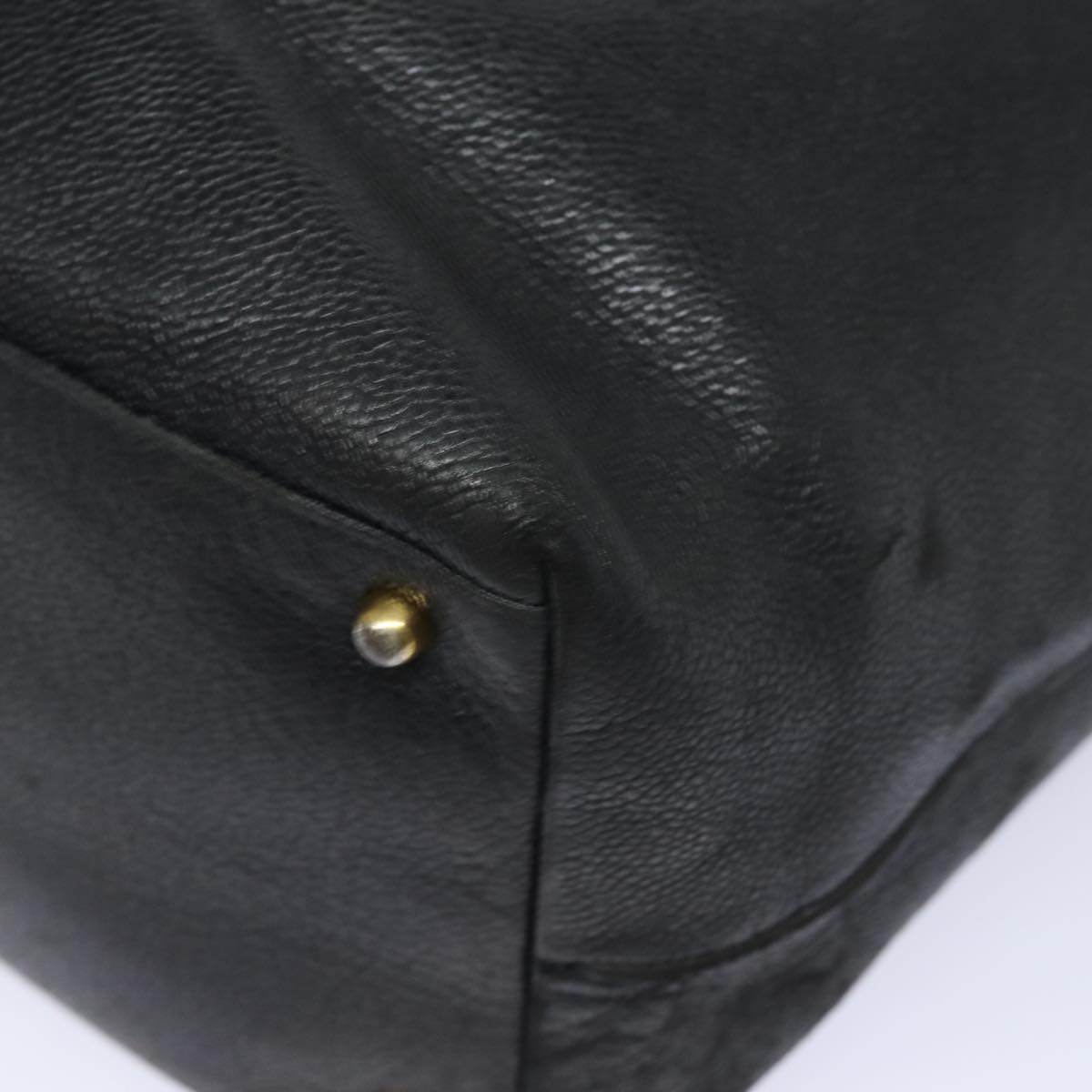 CHANEL COCO Mark Shoulder Bag Caviar Skin Black CC bs15856