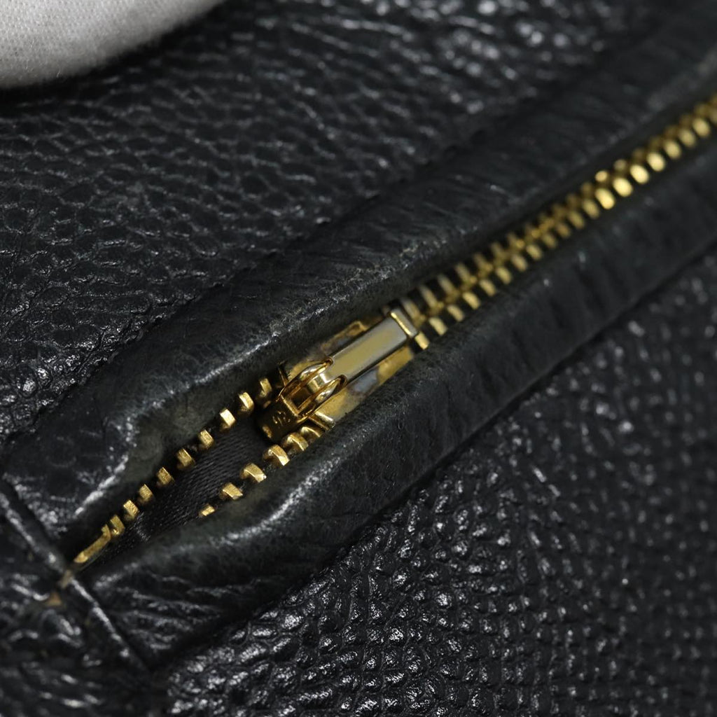 CHANEL COCO Mark Shoulder Bag Caviar Skin Black CC bs15856