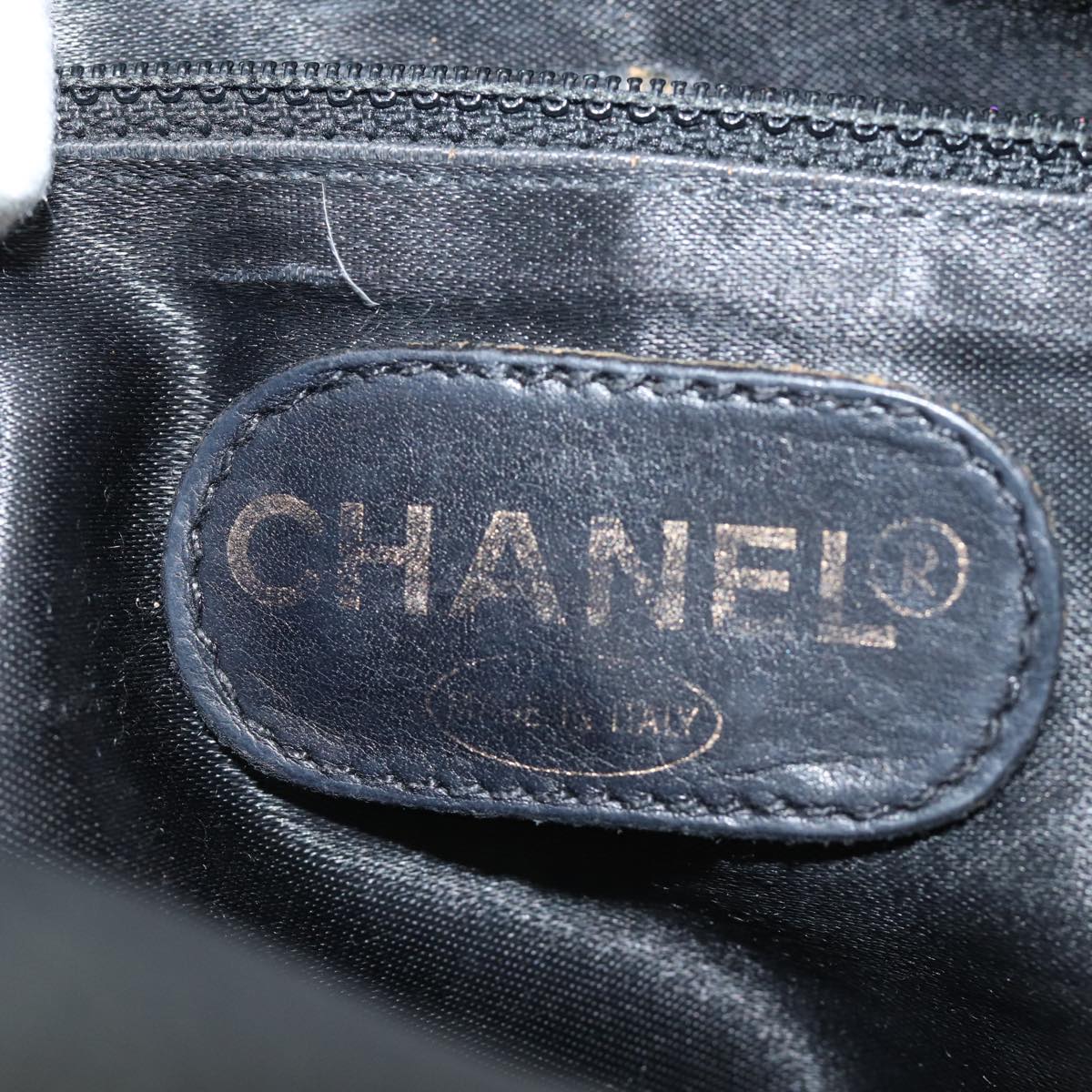 CHANEL COCO Mark Shoulder Bag Caviar Skin Black CC bs15856